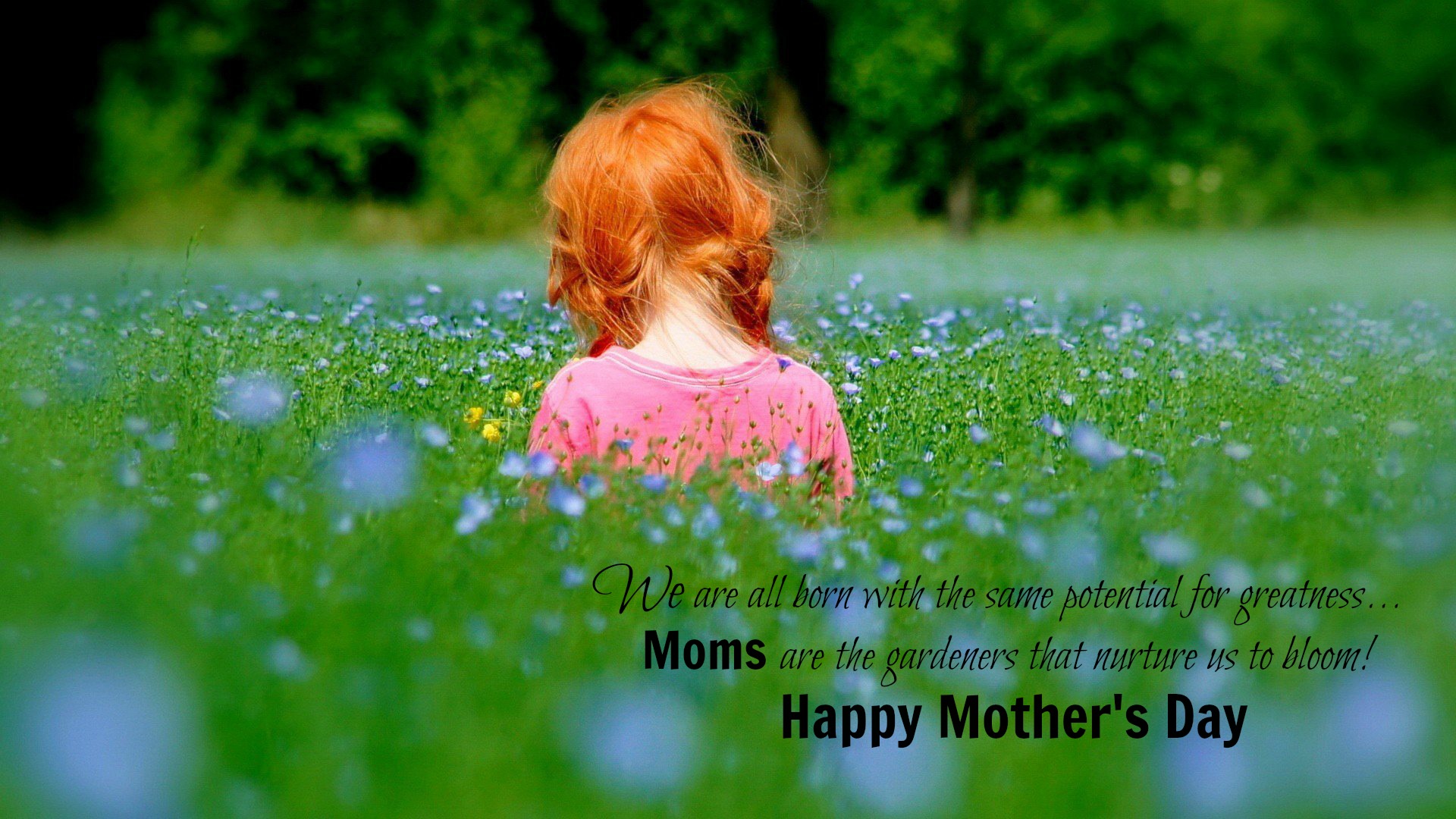 Happy Mother's Day|garden girl