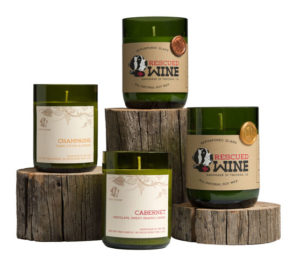 7 EARTH-LOVING VALENTINE GIFTS|ko-kidz|ko-ecolife|rescued-wine-candles-display